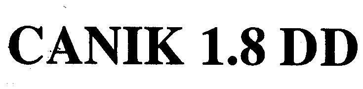 Mẫu nhãn hiệu CANIK 1.8 DD