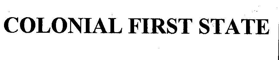 Mẫu nhãn hiệu COLONIAL FIRST STATE