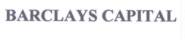 Mẫu nhãn hiệu BARCLAYS CAPITAL