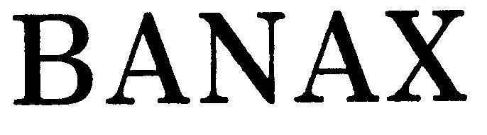 Mẫu nhãn hiệu BANAX