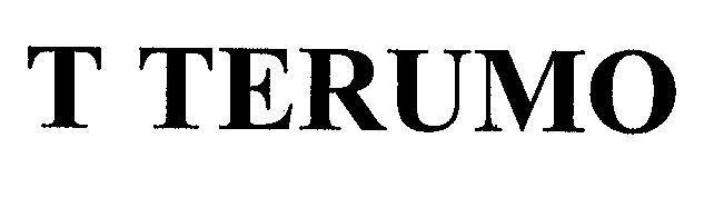 Mẫu nhãn hiệu T TERUMO