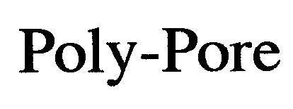 Mẫu nhãn hiệu Poly-Pore
