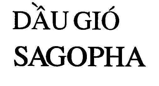 Mẫu nhãn hiệu Dầu gió SAGOPHA