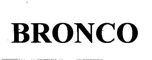 Mẫu nhãn hiệu BRONCO