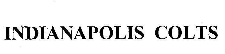Mẫu nhãn hiệu INDIANAPOLIS COLTS