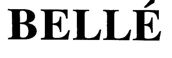 Mẫu nhãn hiệu BELLé