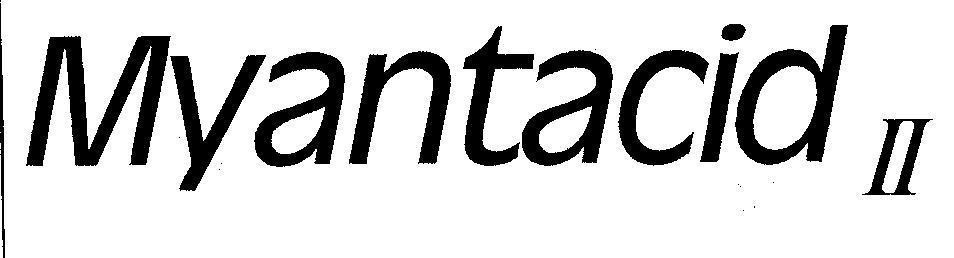 Mẫu nhãn hiệu Myantacid II