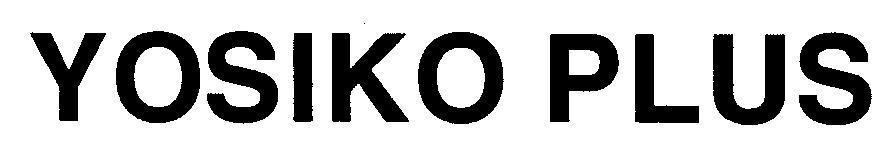 Mẫu nhãn hiệu YOSIKO PLUS