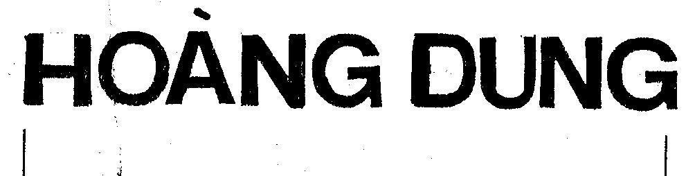Mẫu nhãn hiệu HOàNG DUNG