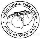 Mẫu nhãn hiệu Nước Tương Tiến Thành Hiệu Hương Đào