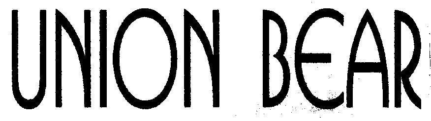 Mẫu nhãn hiệu UNION BEAR