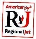 Mẫu nhãn hiệu AMERICAN EAGLE RJ REGIONALJET