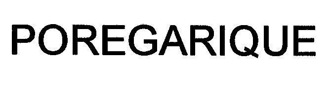 Mẫu nhãn hiệu POREGARIQUE