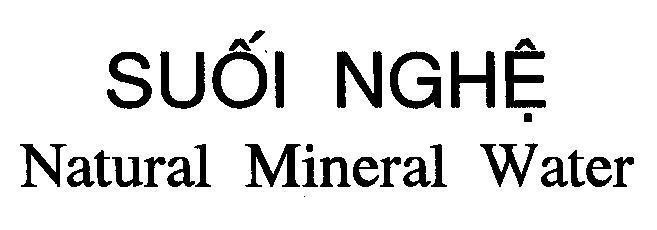 Mẫu nhãn hiệu Suối Nghệ Natural Mineral Water