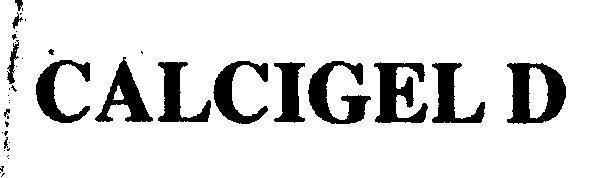 Mẫu nhãn hiệu CALCIGEL D