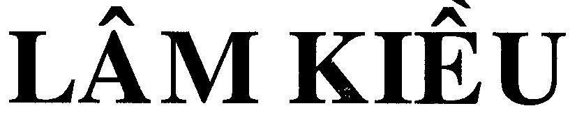 Mẫu nhãn hiệu LÂM KIềU