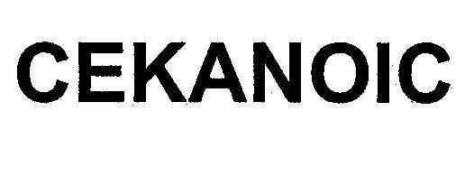 Mẫu nhãn hiệu CEKANOIC
