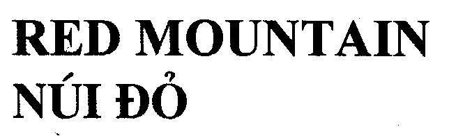 Mẫu nhãn hiệu RED MOUNTAIN Núi Đỏ