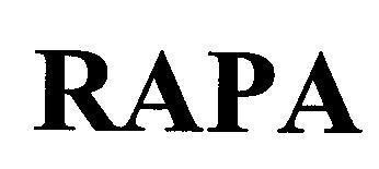 Mẫu nhãn hiệu RAPA