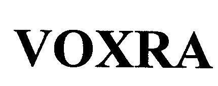 Mẫu nhãn hiệu VOXRA