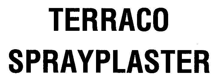 Mẫu nhãn hiệu TERRACO SPRAYPLASTER