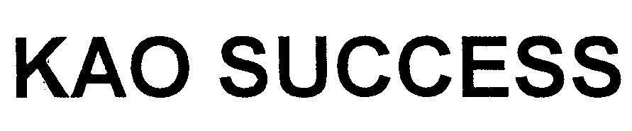 Mẫu nhãn hiệu KAO SUCCESS