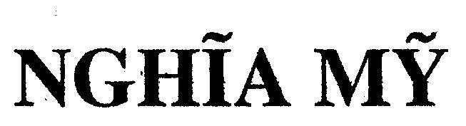 Mẫu nhãn hiệu Nghĩa Mỹ