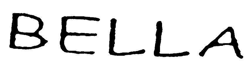 Mẫu nhãn hiệu BELLA