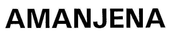 Mẫu nhãn hiệu AMANJENA