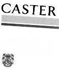 Mẫu nhãn hiệu CASTER