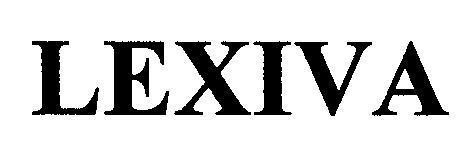 Mẫu nhãn hiệu LEXIVA