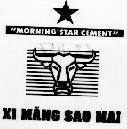 Mẫu nhãn hiệu MORNING STAR CEMENT XI MĂNG SAO MAI