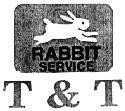 Mẫu nhãn hiệu RABBIT SERVICE T & T