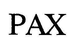 Mẫu nhãn hiệu PAX