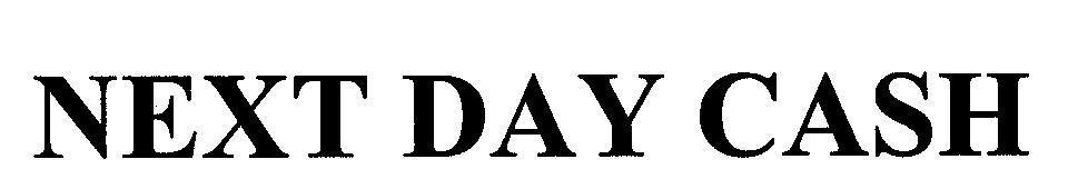 Mẫu nhãn hiệu NEXT DAY CASH
