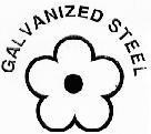 Mẫu nhãn hiệu GALVANIZED STEEL