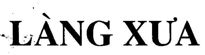 Mẫu nhãn hiệu LàNG XƯA