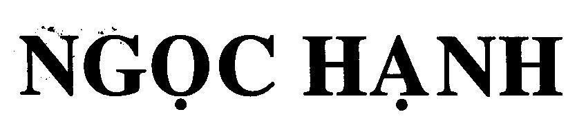 Mẫu nhãn hiệu NGọC HạNH