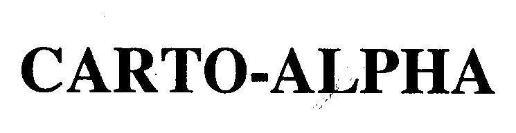 Mẫu nhãn hiệu CARTO-ALPHA
