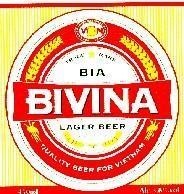 Mẫu nhãn hiệu BIA BIVINA LAGER BEER QUALITY BEER FOR VIETNAM