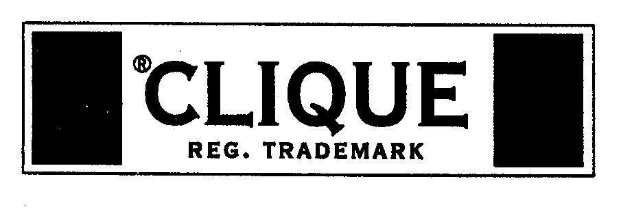 Mẫu nhãn hiệu CLIQUE REG.TRADEMARK