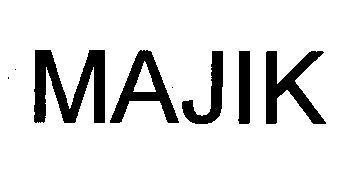 Mẫu nhãn hiệu MAJIK