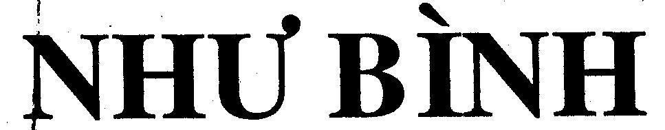 Mẫu nhãn hiệu NHƯ BìNH
