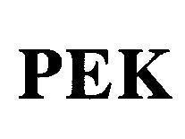 Mẫu nhãn hiệu PEK