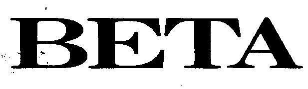 Mẫu nhãn hiệu BETA