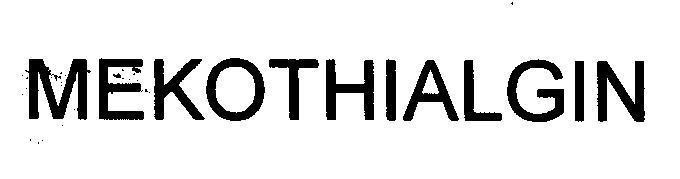 Mẫu nhãn hiệu MEKOTHIALGIN