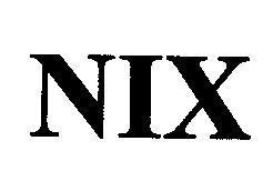 Mẫu nhãn hiệu NIX