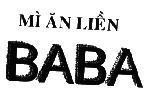 Mẫu nhãn hiệu Mì ăn liền BABA