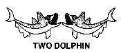 Mẫu nhãn hiệu TWO DOLPHIN