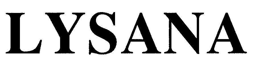 Mẫu nhãn hiệu LYSANA